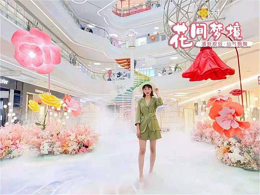 感应开合花朵装饰