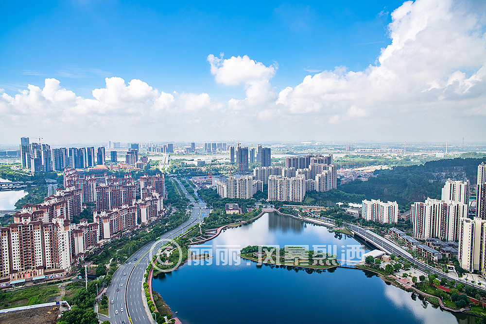 广州南沙自贸区建筑风光摄影