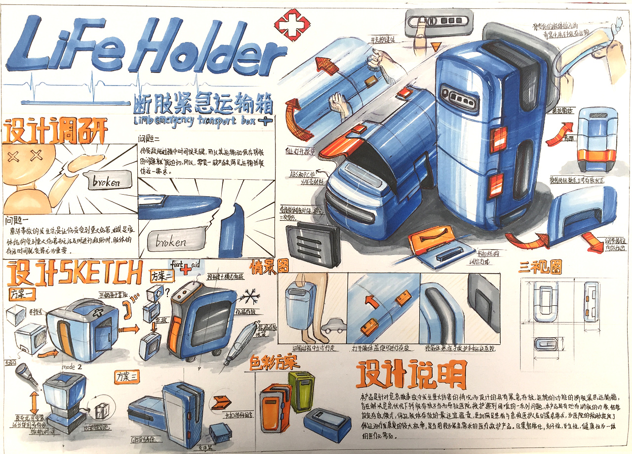 工业设计考研版面工业设计考研手绘