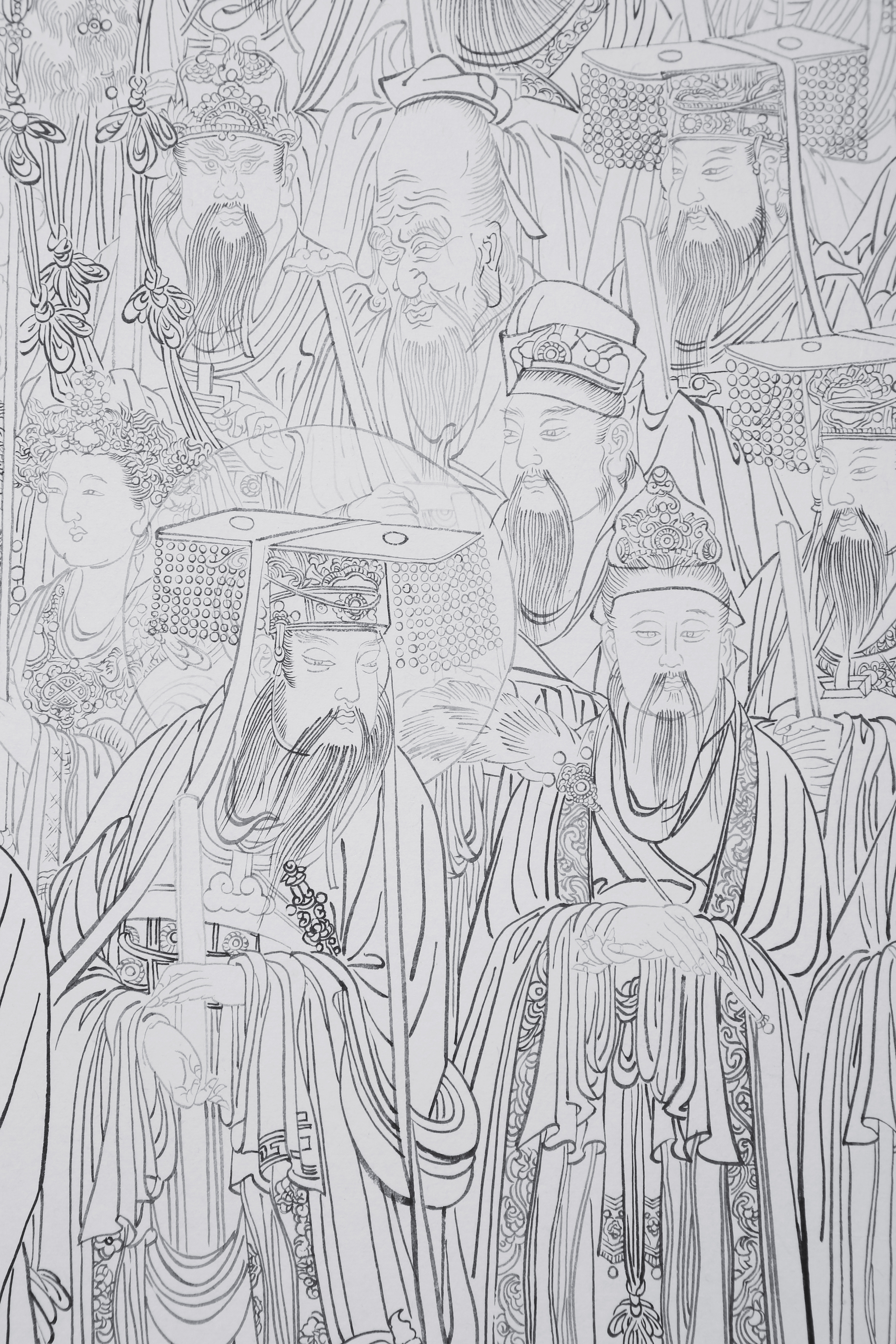 永乐宫壁画三清殿东壁