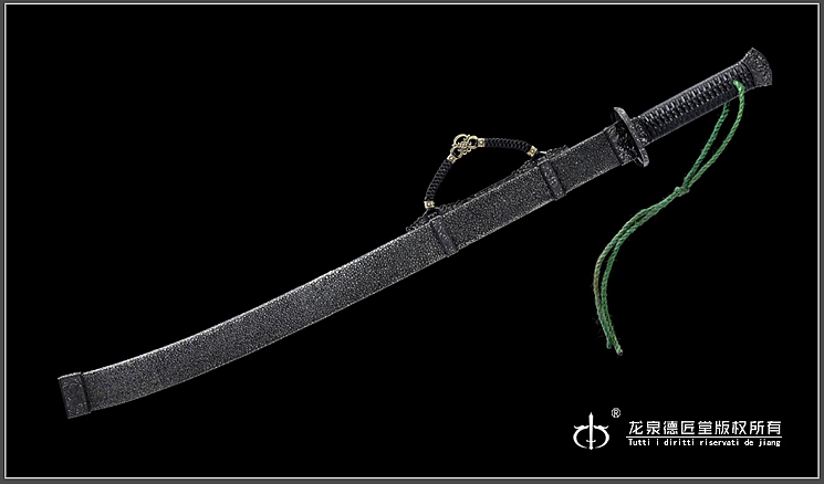龙泉刀剑铁装雁翎刀典藏版dj3386