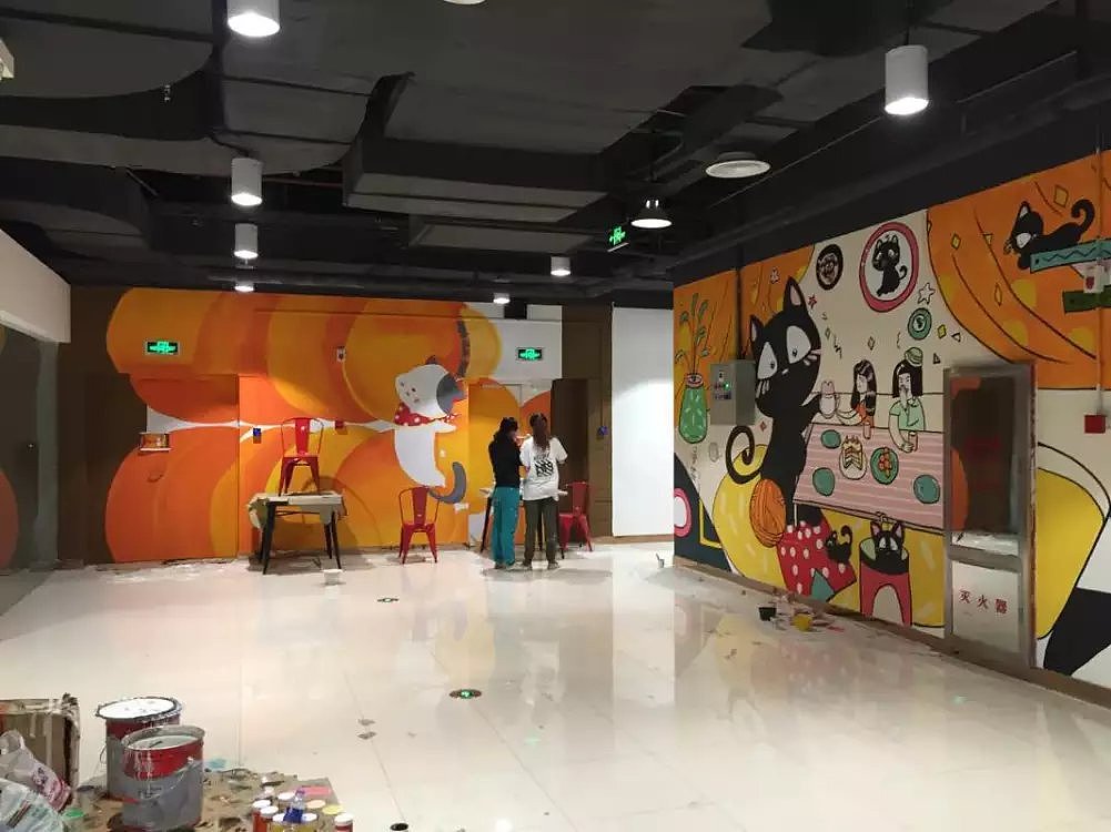 手绘墙（图ZMTAxNTI5NDAw） - 绘画 - 站酷设计师江河美术工作室原创素材 - 站酷ZCOOL