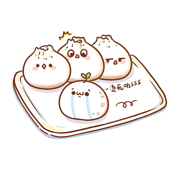 单图长草颜团子团子牌深夜路边摊开张迎客辣