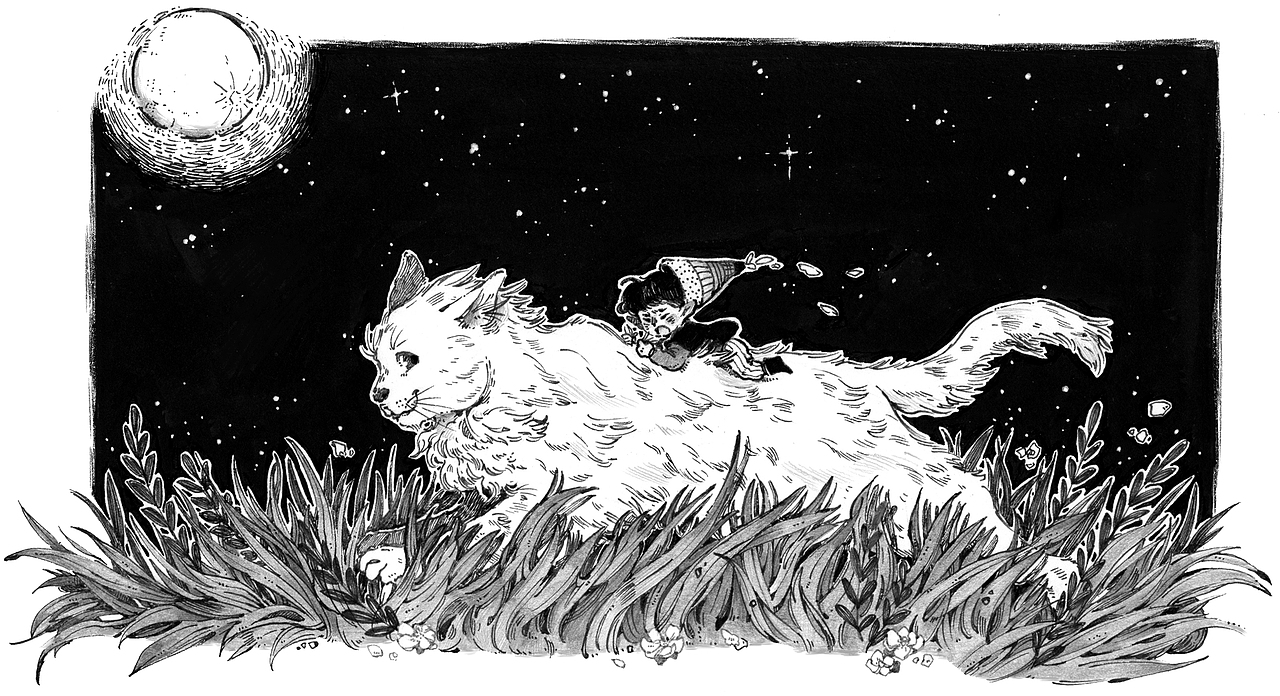 儿童文学已刊登出版的黑白儿插