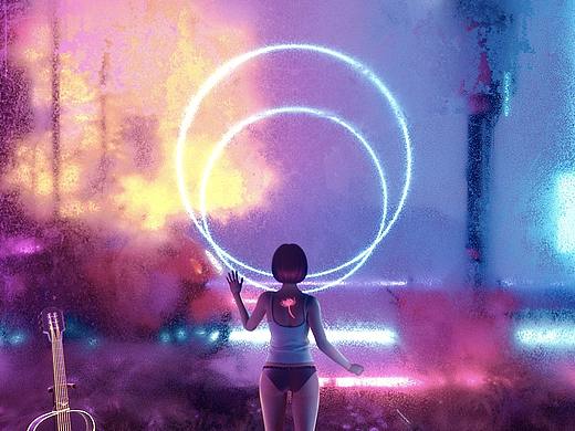 C4D & OCtane 赛博朋克角色人物场景