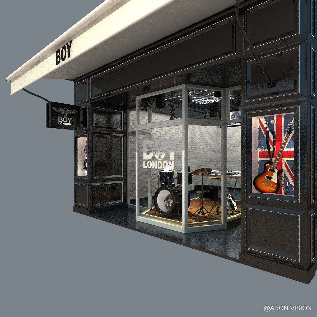 商业空间规划与设计——BOY LONDON 终端店铺设计（图ZMTM2Mjk4MDUy） - 展陈设计 - 站酷设计师ARONVISION原创素材 - 站酷ZCOOL