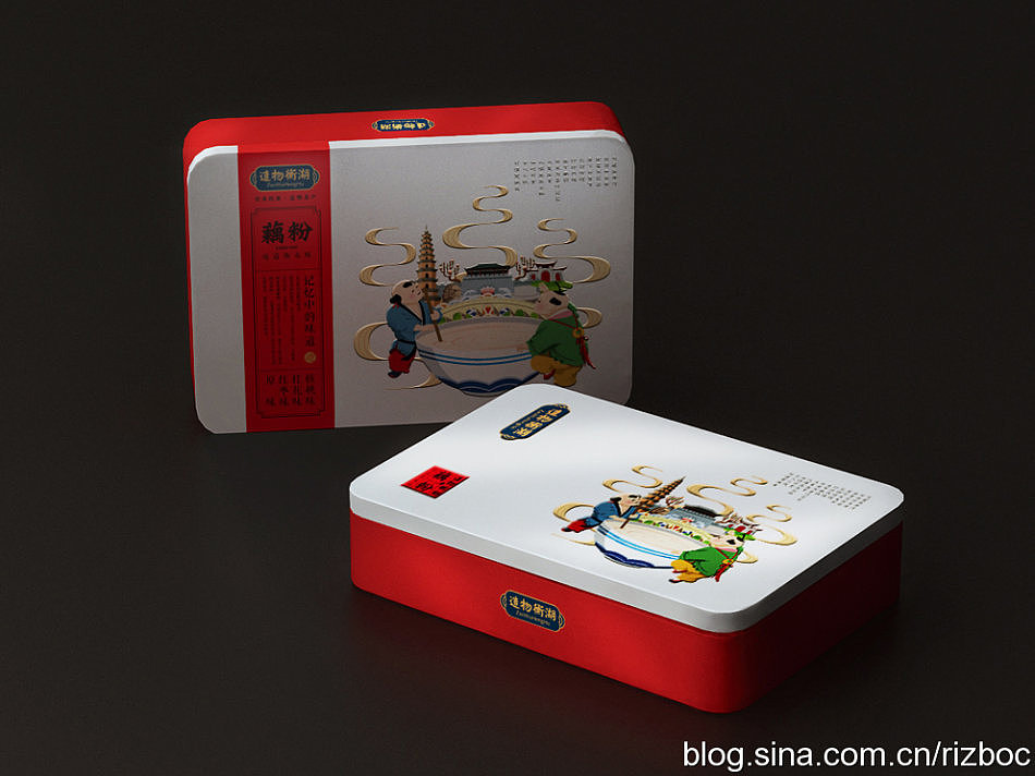 造物衡湖藕粉品牌包装设计