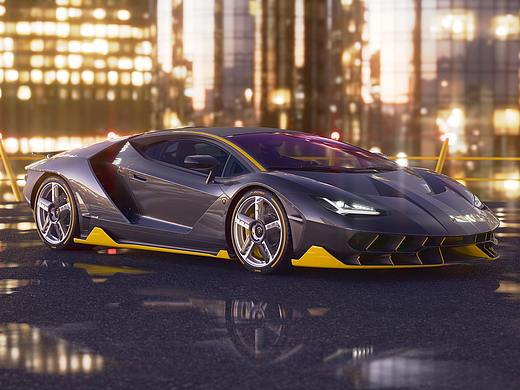 lamborghini centenario 兰博基尼 汽车 渲染