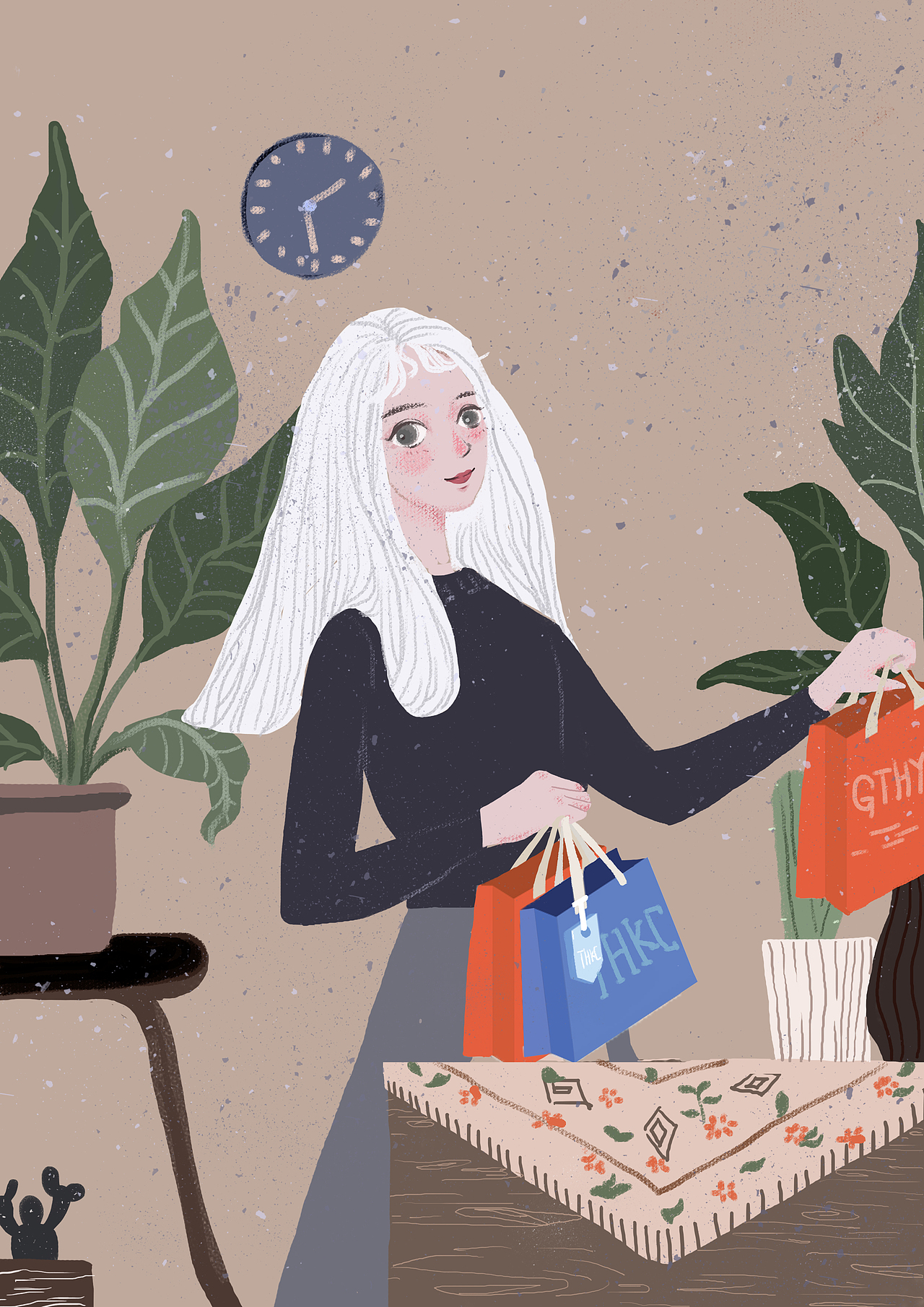 平涂插画（图ZMTQ2NTY1Njgw） - 创作习作 - 站酷设计师西宫宫宫原创素材 - 站酷ZCOOL