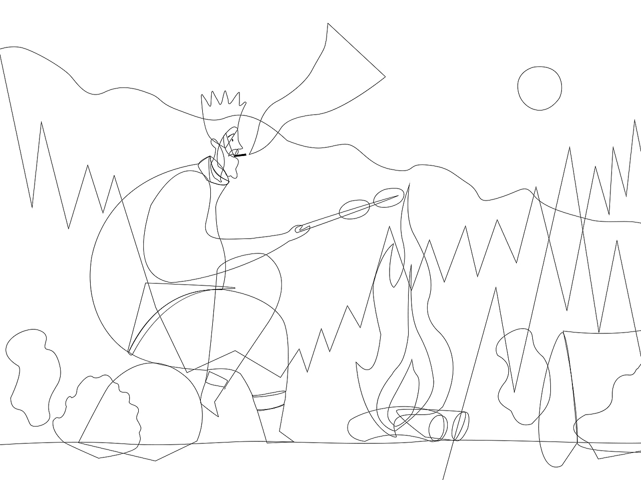 插画练习（图ZMTk2ODcxNDY4） - 艺术插画 - 站酷设计师上课从不睡觉原创素材 - 站酷ZCOOL