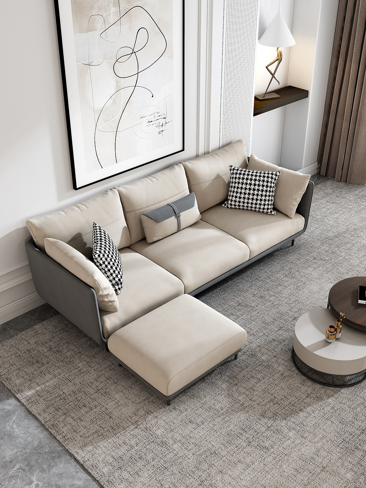 我的極簡家具沙發(fā)（圖ZMjI4NDkyOTMy） - 場景 - 站酷設計師w1233原創(chuàng)素材 - 站酷ZCOOL