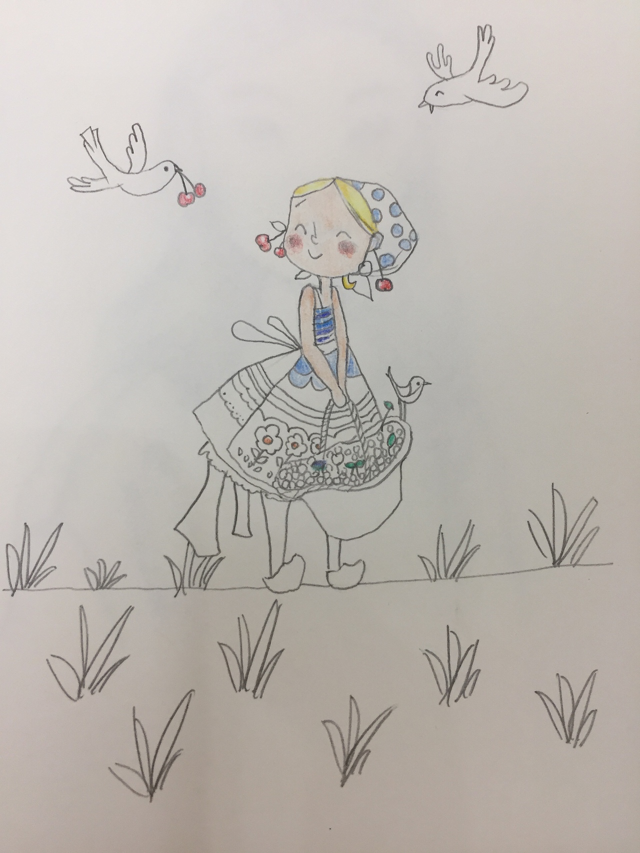 孕期画的一些闲画（图ZMTI0NjAwMDI0） - 绘本 - 站酷设计师花樱的故事原创素材 - 站酷ZCOOL