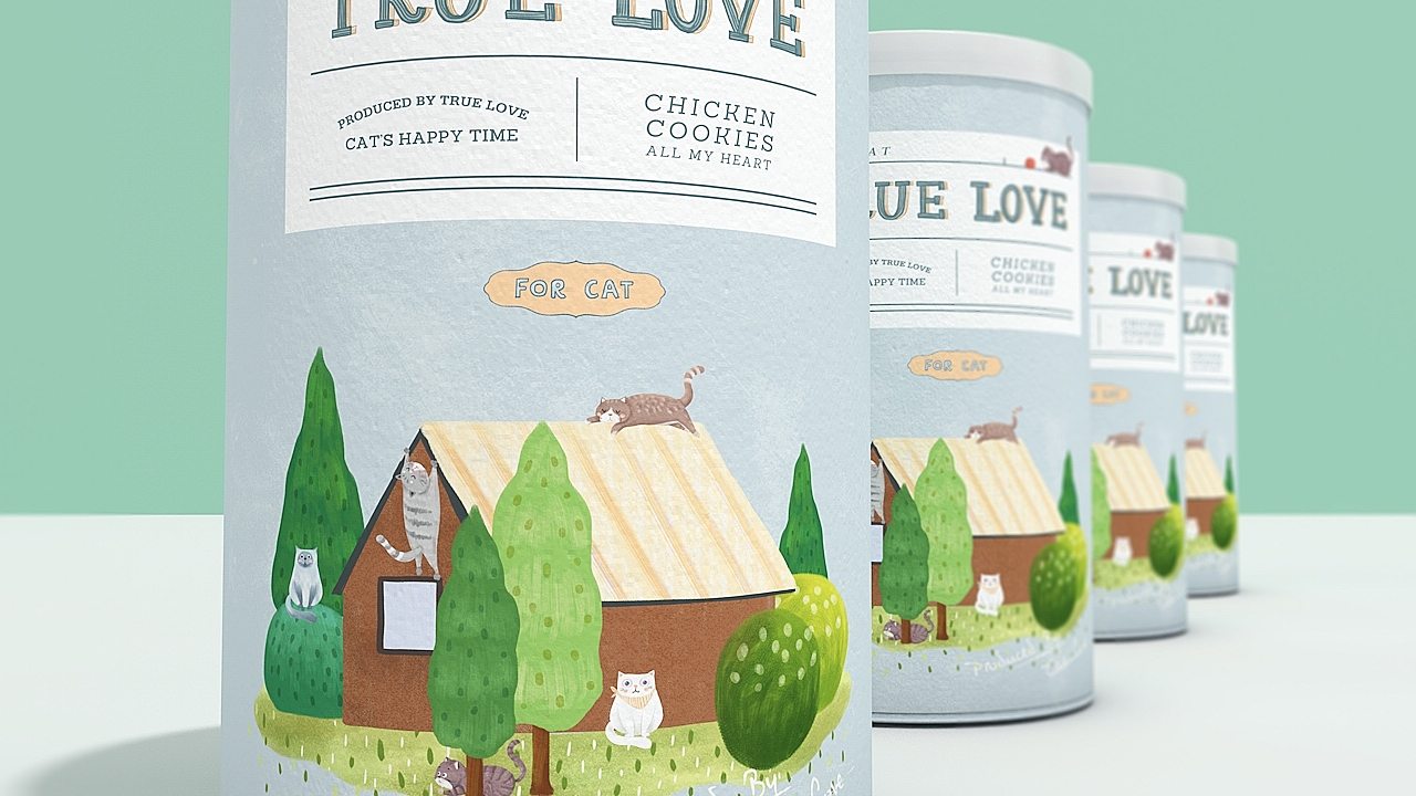 「 TRUE LOVE猫粮品牌」金质营养 · 承载全方位的呵护 ​​