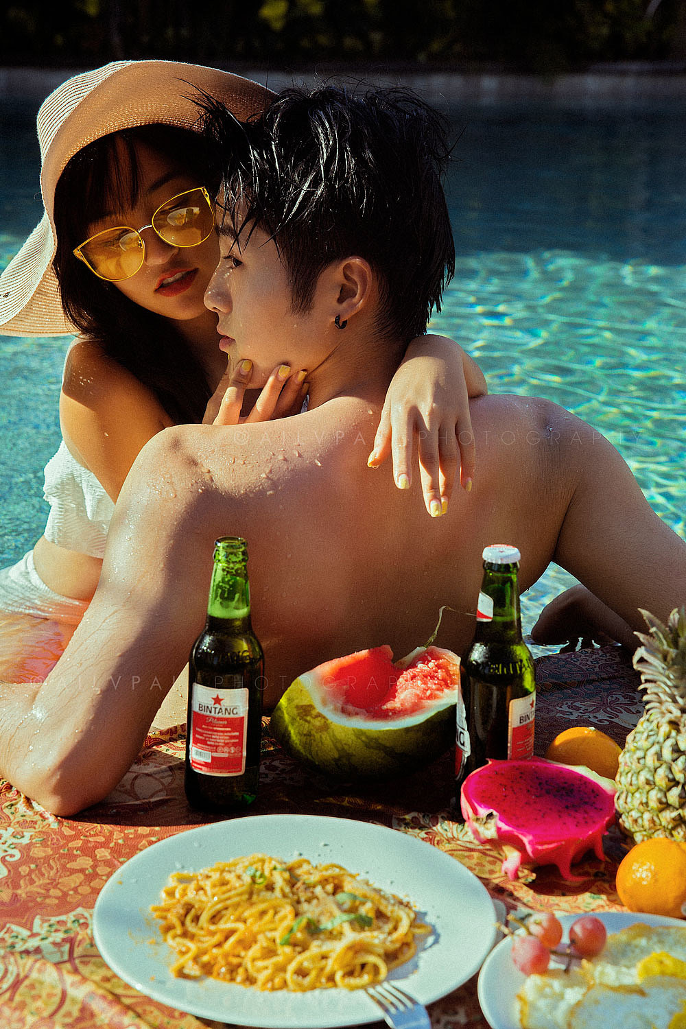 爱旅拍 | 巴厘岛皇家花园泳池旅拍（图ZMTQ4MTU2MzQ0） - 时尚/艺术摄影 - 站酷设计师爱旅拍小可爱原创素材 - 站酷ZCOOL