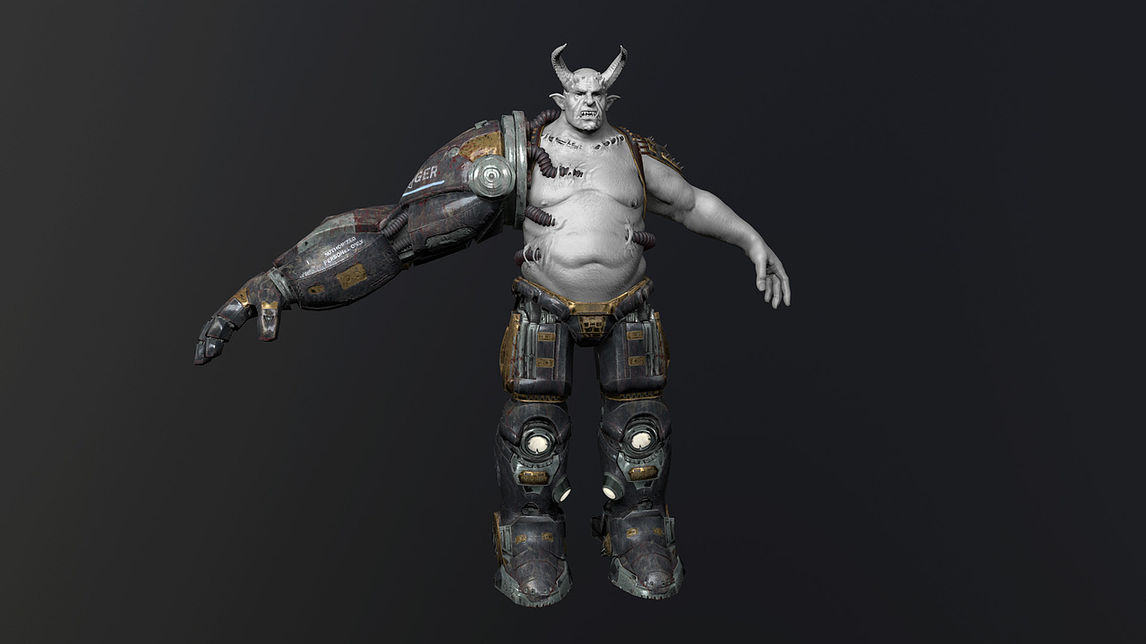 次时代练习（图ZMTAyMjY2MjA4） - 人物/生物 - 站酷设计师men20120701原创素材 - 站酷ZCOOL