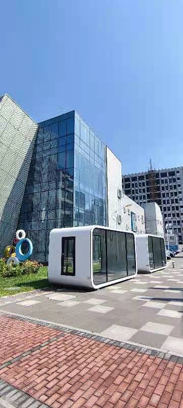 莱茵阳光苹果舱可移动建筑国家专利产品注册商仿冒必究