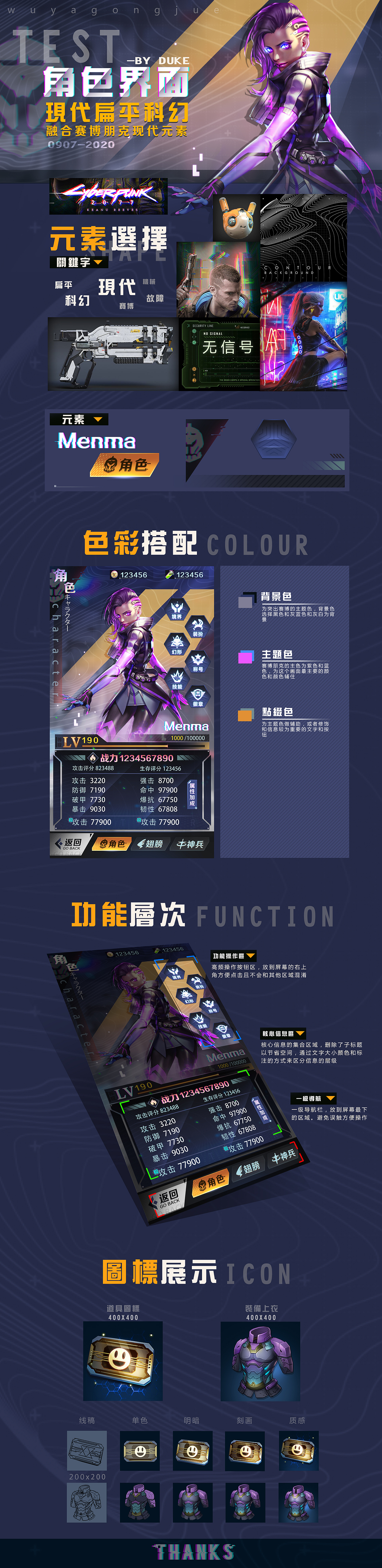 赛博朋克的界面练习（图ZMjMwMjYzNDk2） - 游戏UI - 站酷设计师乌鸦公爵原创素材 - 站酷ZCOOL