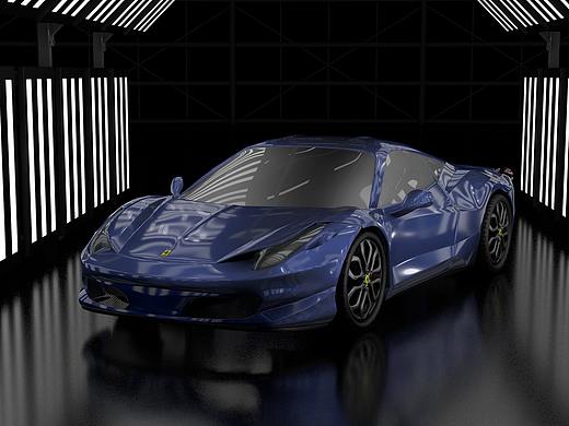 C4D汽車建模（個人主頁-ZMzY5OTEwOTY=） - 機械/交通 - 站酷設(shè)計師小賢_原創(chuàng)素材 - 站酷ZCOOL