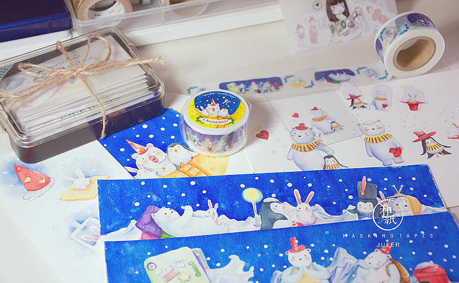 和纸胶带呆萌三宝3Adorkables