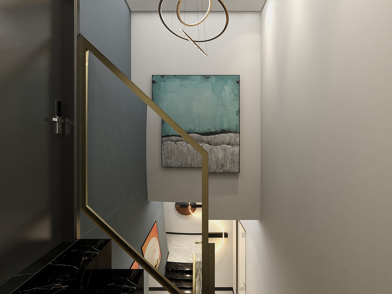 四川邻水紫宸云墅（170平方现代轻奢复式五居室）（图ZMjkzODQyMDY0） - 家装设计 - 站酷设计师设计师成爽原创素材 - 站酷ZCOOL