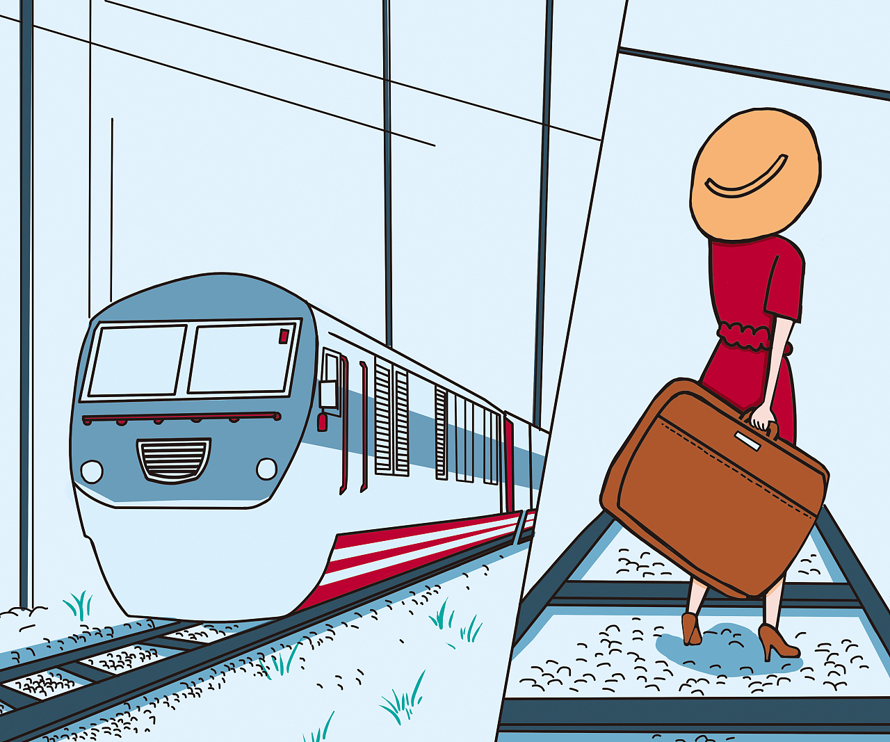 TV动画《爱上火车》2020年秋季放送 视觉图公开_3DM单机