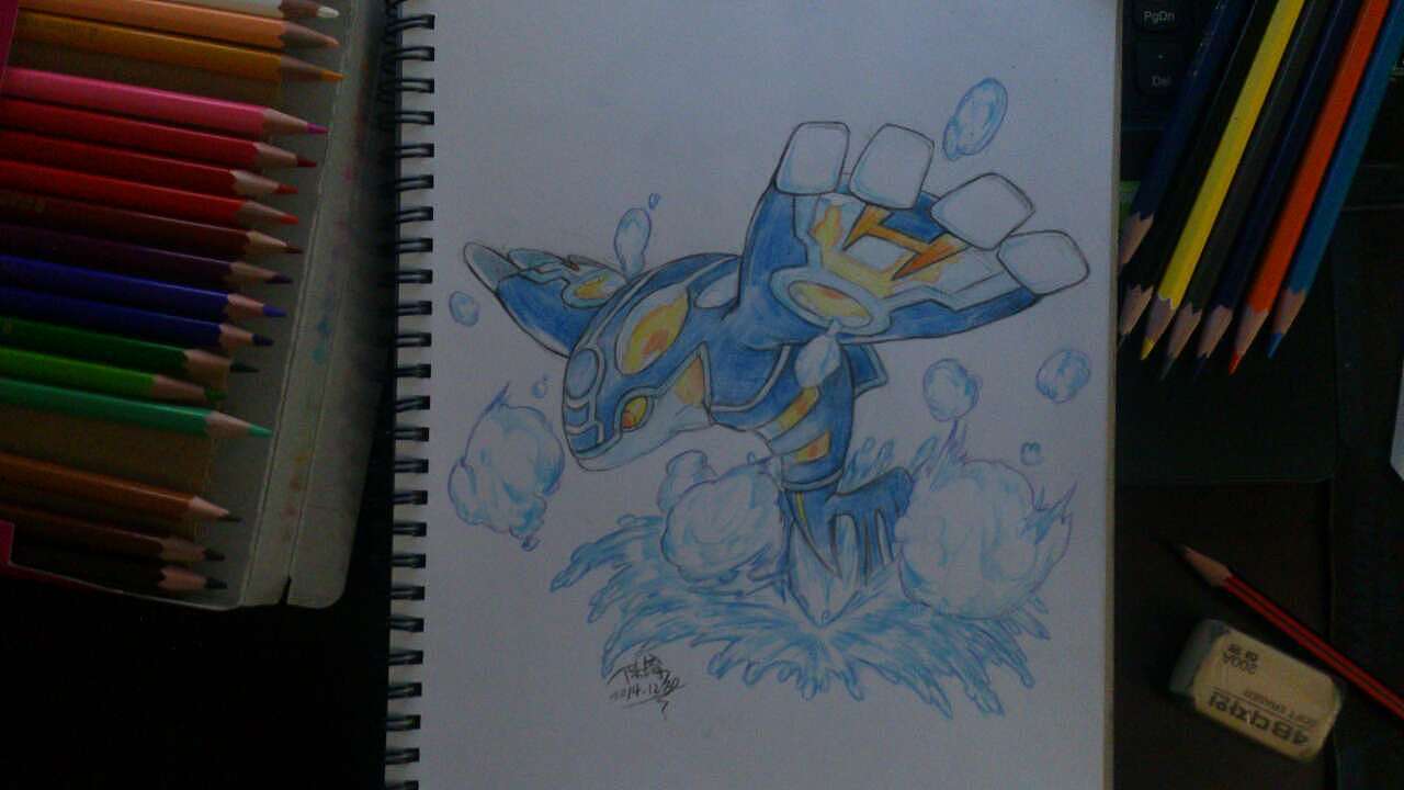 【彩铅原始海皇牙】