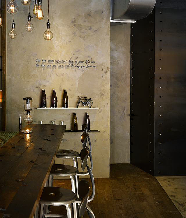 郑州工业风咖啡厅装修公司-复古工业风咖啡厅设计图