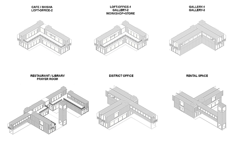 阿联酋集装箱人才中心办公楼