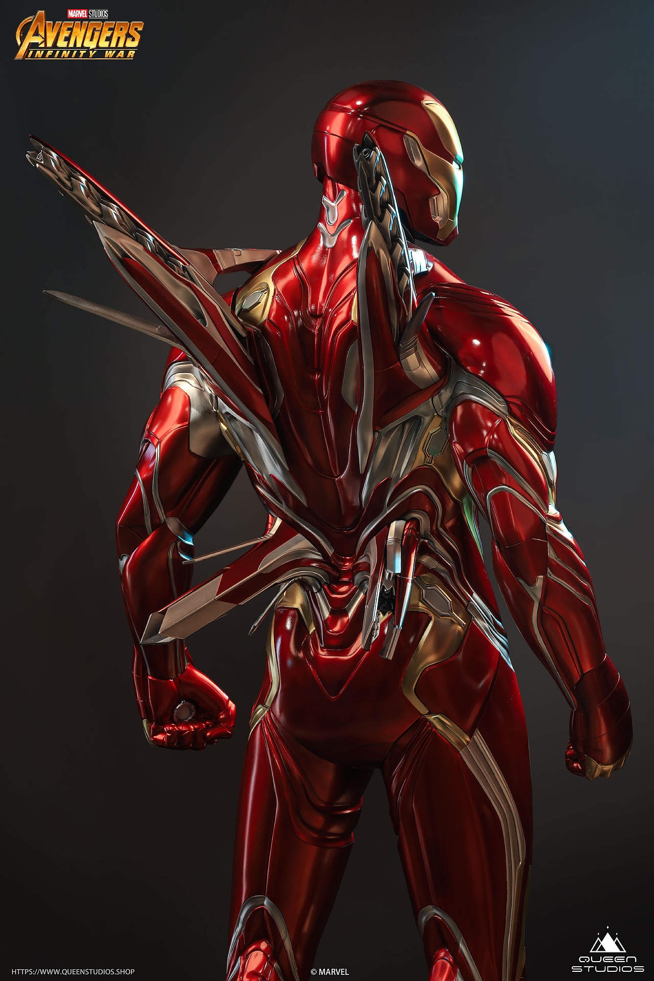 queenstudios钢铁侠mark5012全身像