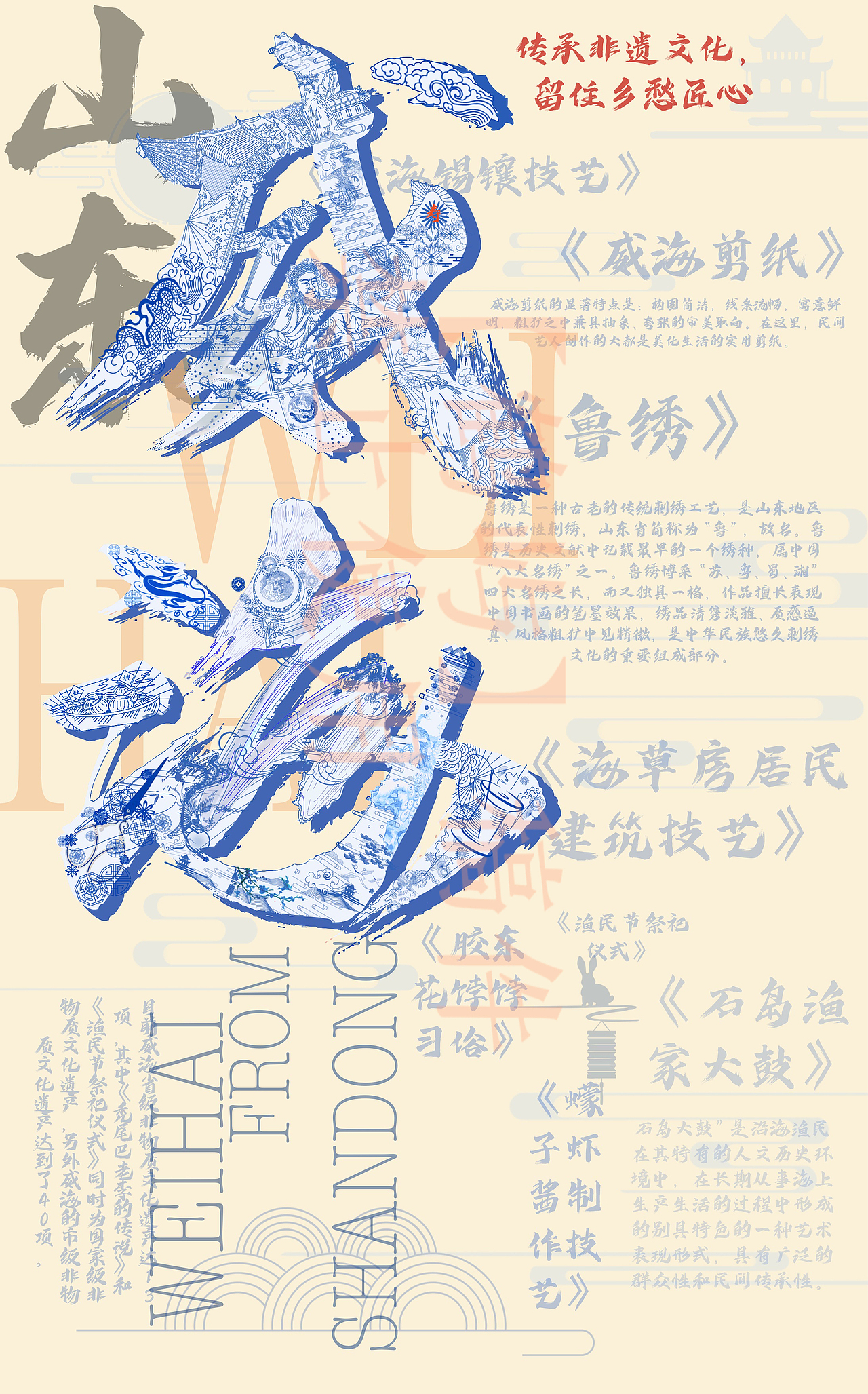 山东威海十二大（图ZMzEwMTM0NzI4） - 海报 - 站酷设计师Z317806156原创素材 - 站酷ZCOOL