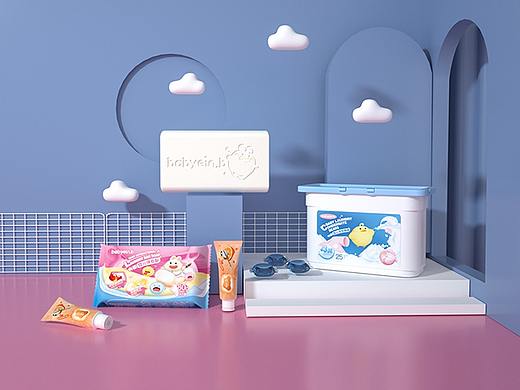 母婴用品 - 建模渲染