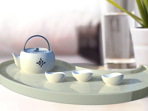 山海九黎茶具设计