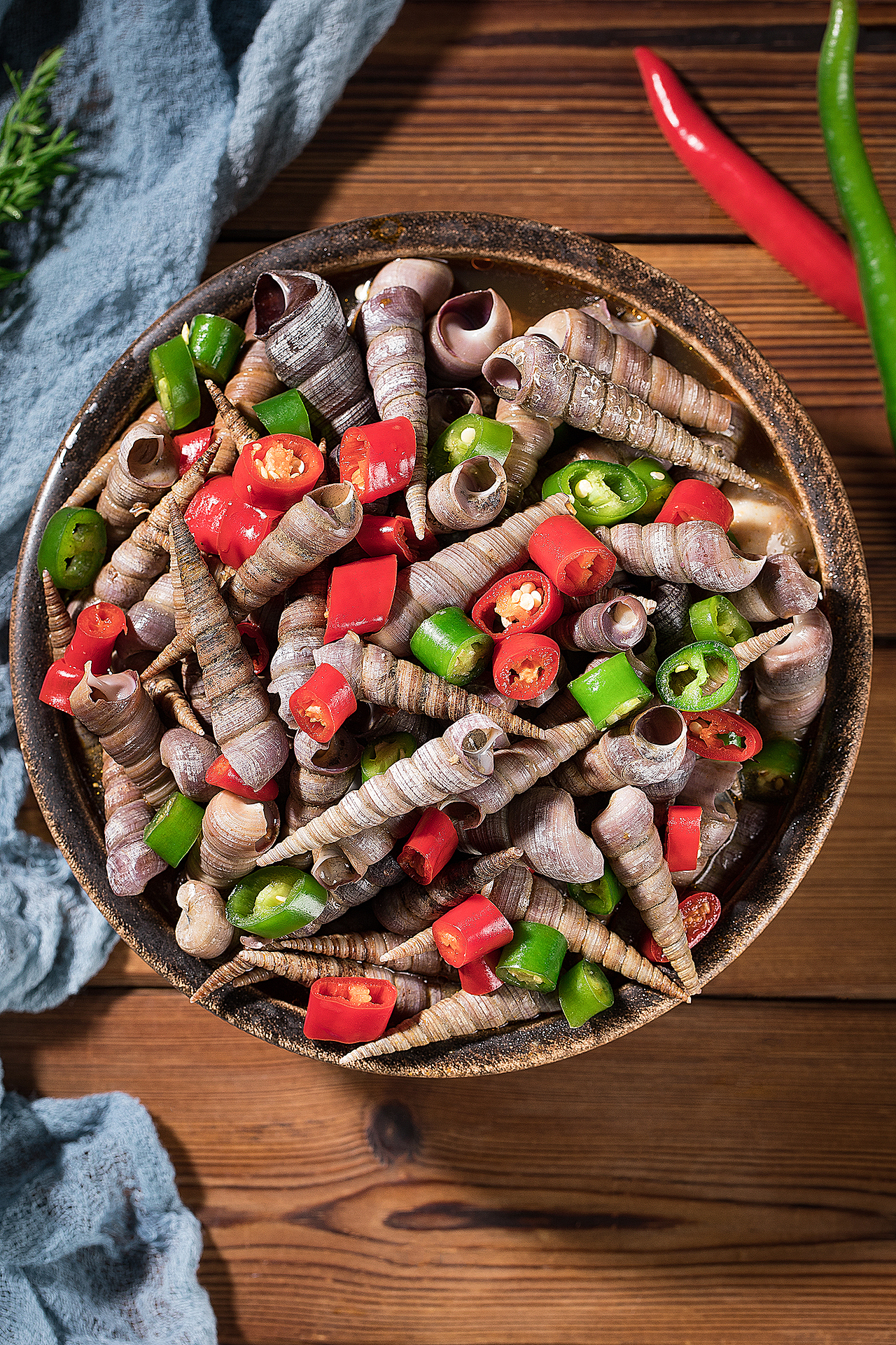 辣尚海鲜 鸭货美食拍摄