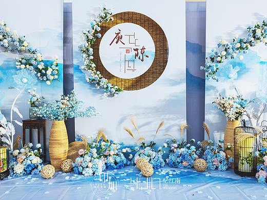 【印加婚礼】浅蓝清新淡雅中国风婚礼