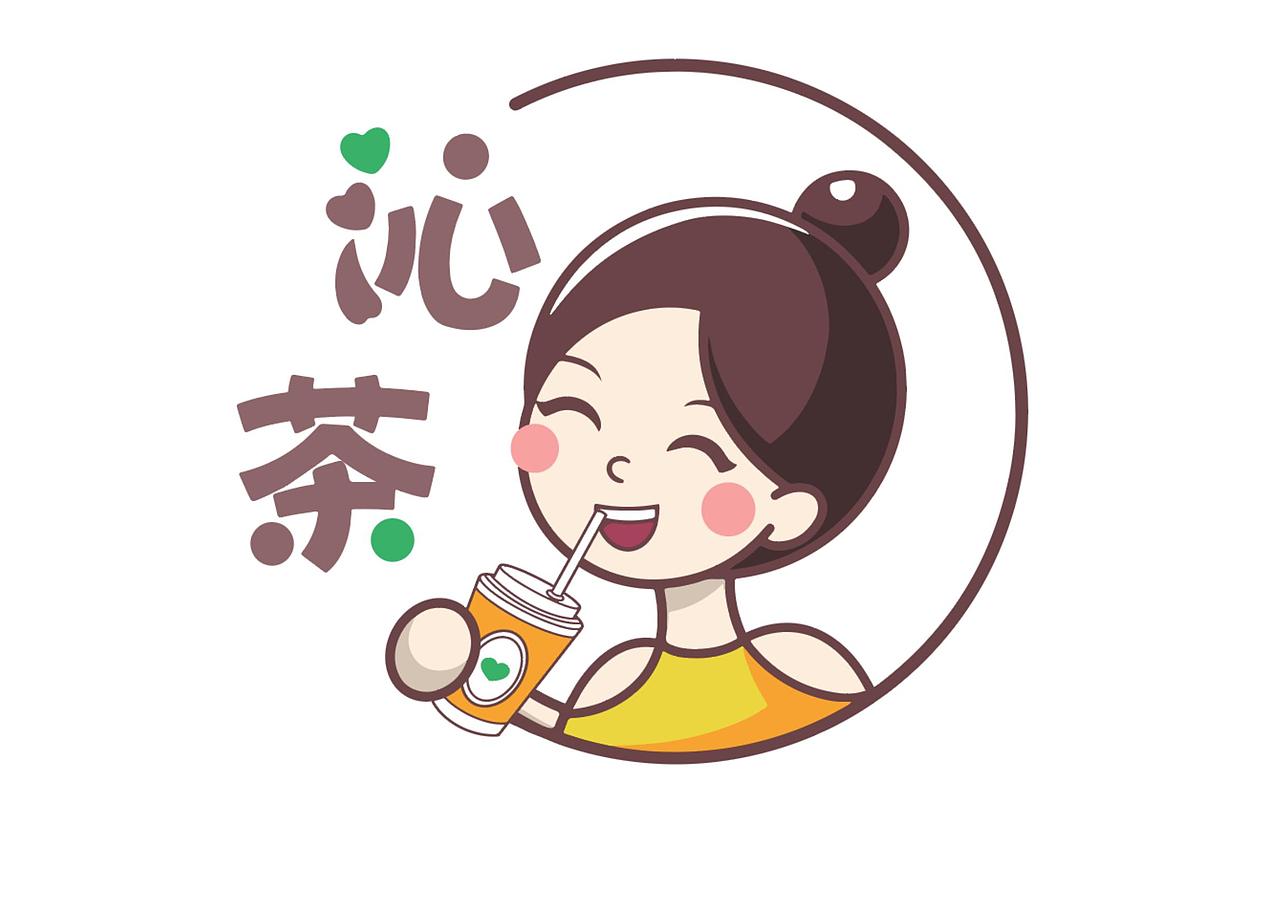 奶茶logo的创意设计