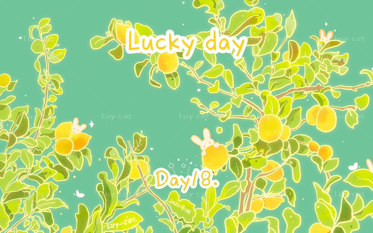 lucky day 插画