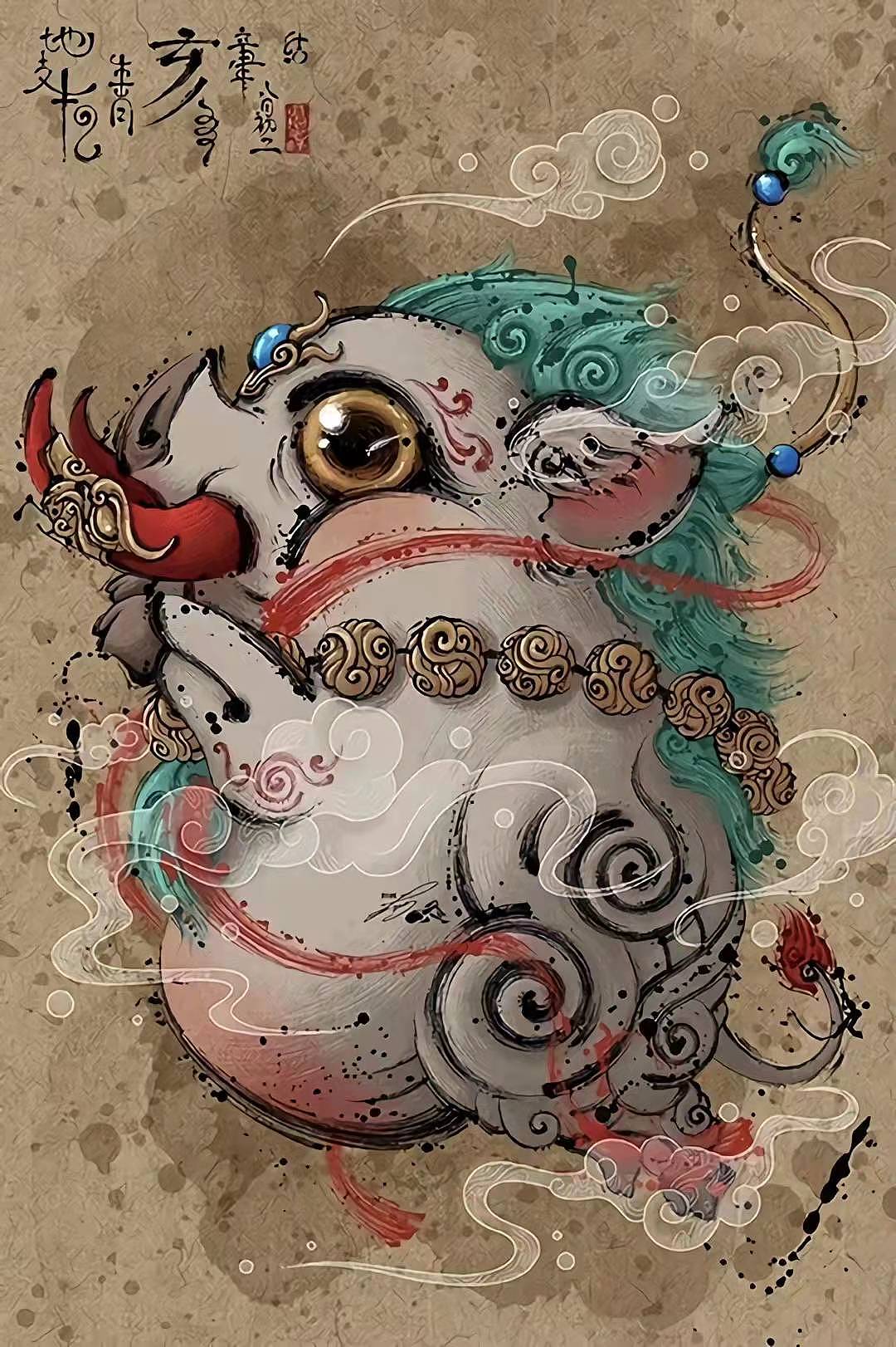 猪
猪有“乌金”之名,父系氏族公社时期,猪是财富标志,临夏大何庄的墓葬有三十六块猪骨陪葬。豕是士庶以下平民的祭品,以豕为之,陈豕于室,合家而祀,即“家”字。 <br>畜牧户供奉豕神、栏神。豕神本职厕神,南方农村厕所和猪圈多合二为一,故厕神多兼职圈神。厕神即紫姑神,或死于厕的西汉戚夫人。猪栏神是姜太公,封神时姜太公把为自己预留的东岳神让给黄飞虎,自己当猪栏神。浙西一带常在猪栏张贴黄纸,“姜太公在此、百无禁忌“。 <br>猪的肥头大耳是福气象征。老子姓李名耳字聃。《说文》云“聃,耳曼也”,段王裁注“耳曼者,耳如引之而大也”。乐府《长歌》:“仙人骑自窟,发短耳何长。”《三国演义》中刘备“两耳垂肩,双手过膝”。 <br>俗信猪能预兆雨水。《诗·小雅》载“有豕白蹢,烝涉波矣,月离于毕,俾滂沱矣。”《投荒杂录》中说雷公“豕首鳞身“。《西游记》的猪八戒“原是天蓬水神”,“敕封元帅管天河,总督水兵称宪节”,天蓬本是道教紫微北极大帝的四将之一,充分体现猪崇拜和云雨之神的关系。