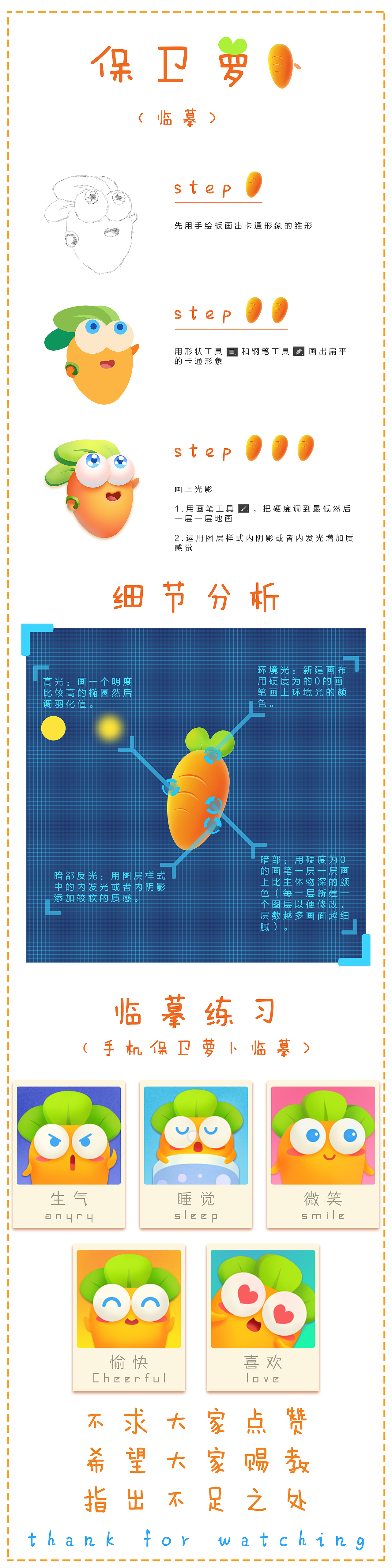 保卫萝卜卡通临摹练习（图ZNTkxNjA1NjQ=） - 游戏UI - 站酷设计师我不是小飞侠原创素材 - 站酷ZCOOL