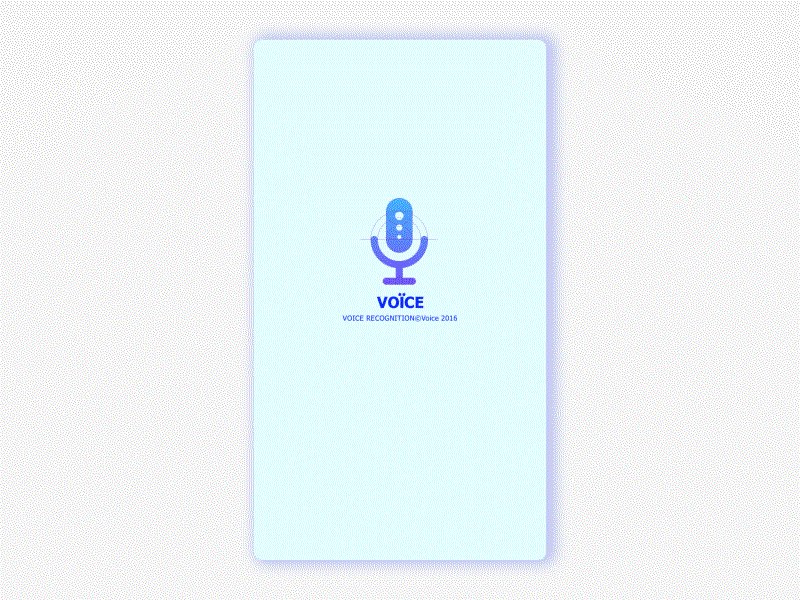 VOICE-一款语音助手应用（图ZNjIxMjM0MjQ=） - APP界面 - 站酷设计师Rocket_child原创素材 - 站酷ZCOOL