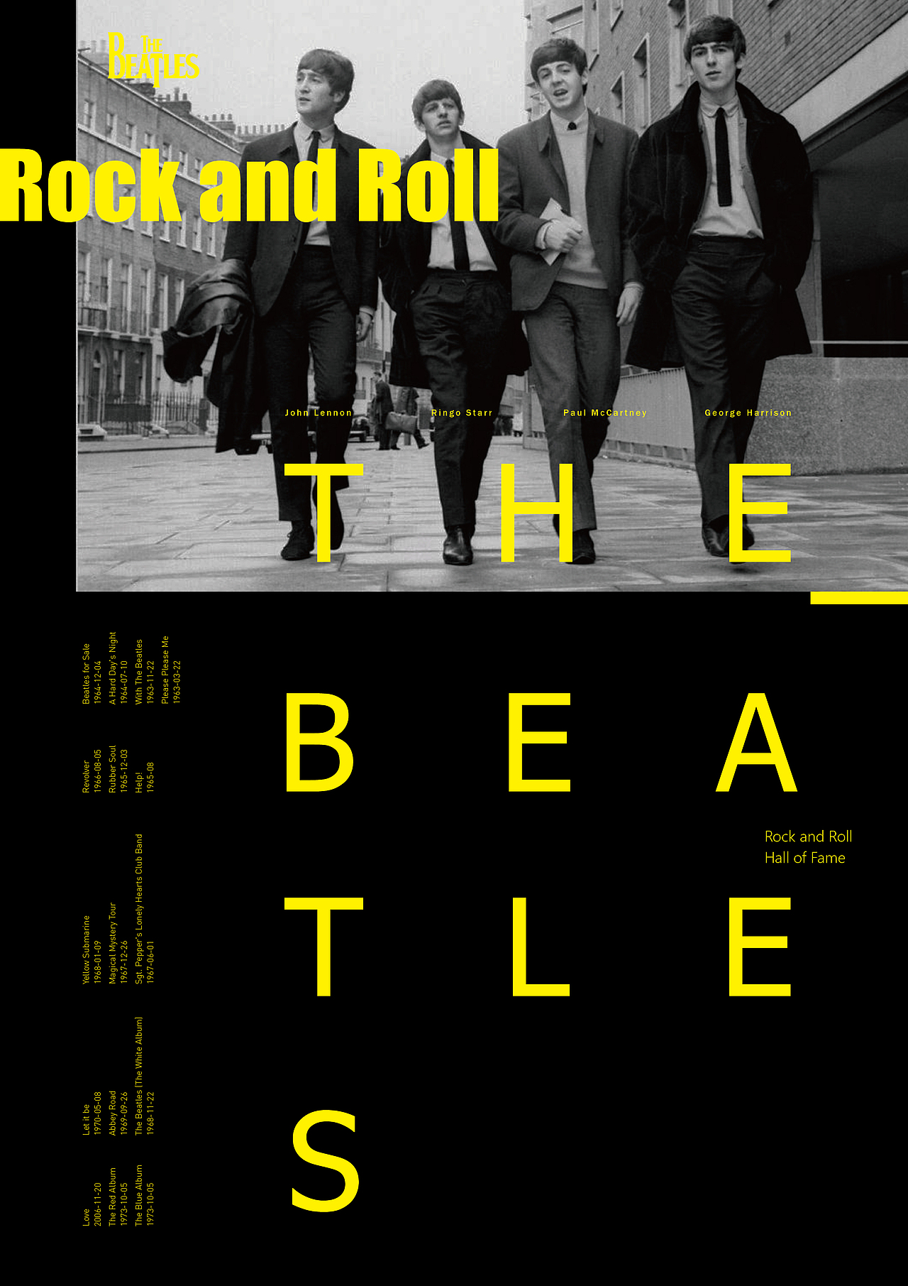 甲壳虫乐队海报