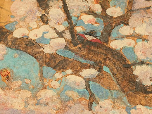 【岩彩·视频】春日回响 绘制过程纯艺术-绘画62824161莲羊2年前