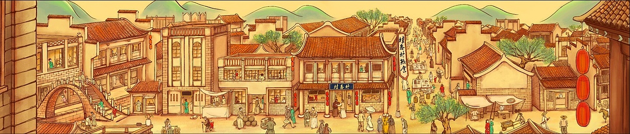 桂花村熟食礼盒插画（图ZMjQwNDEyNzI0） - 商业插画 - 站酷设计师深海大星原创素材 - 站酷ZCOOL