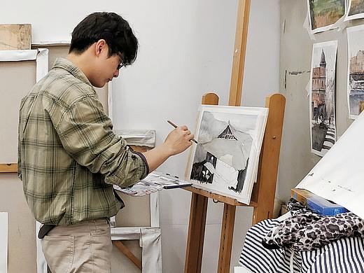夏宇航黔东南写生作品