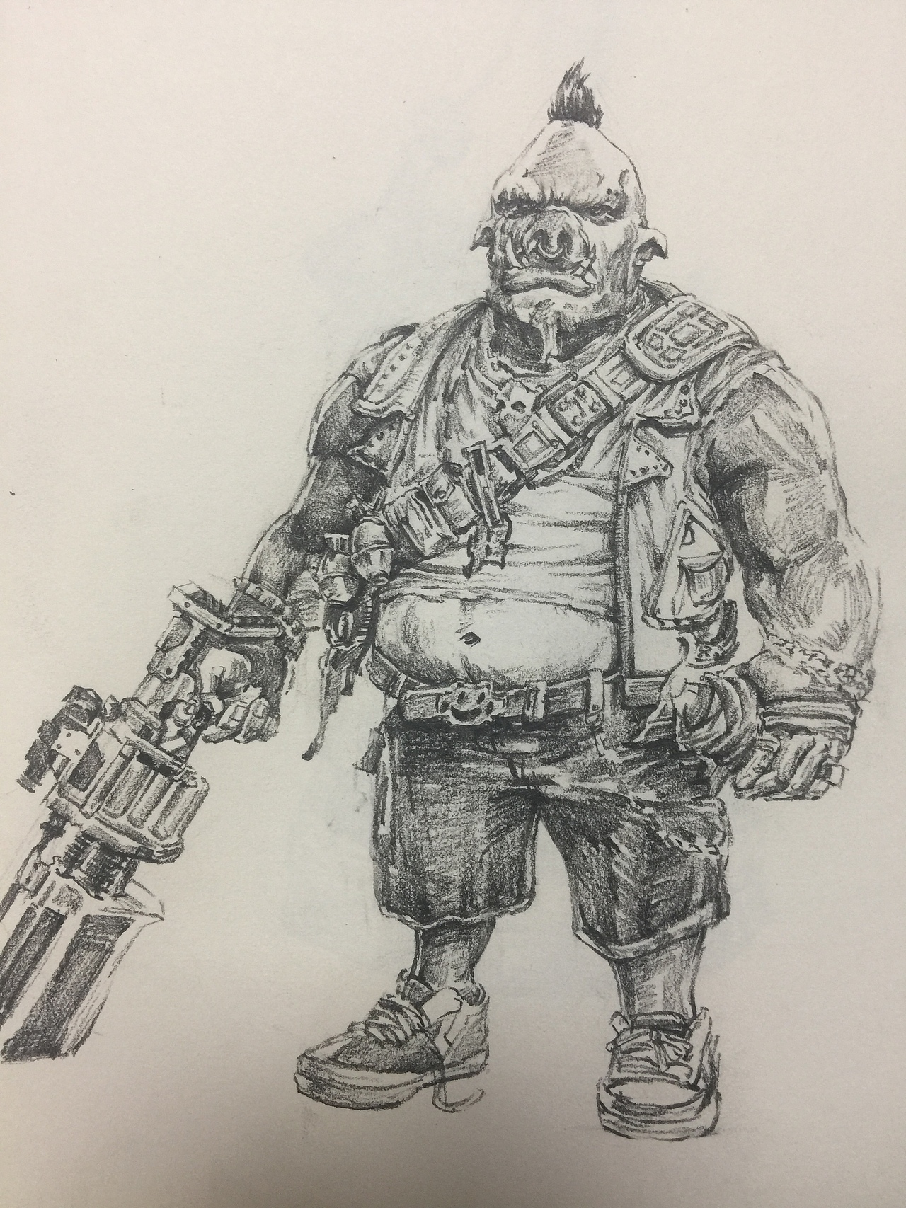 游戏角色速写练习