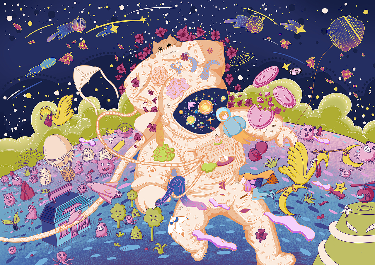 毕设作品（图ZMjYyNDUyMDQw） - 艺术插画 - 站酷设计师橘子味145原创素材 - 站酷ZCOOL