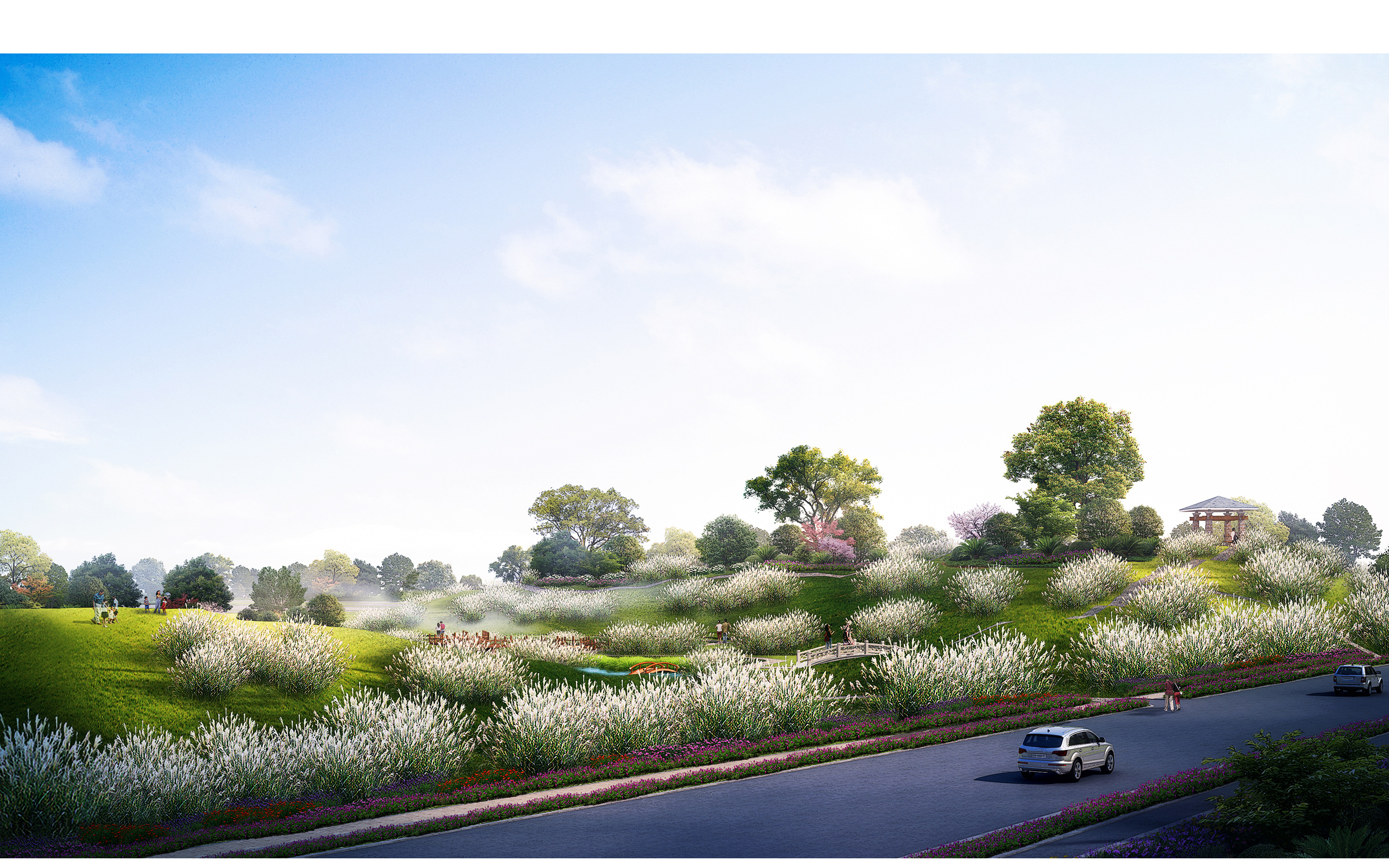 景观绿化效果图