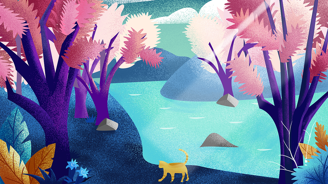 插畫（圖ZMTY2NTYwNTg4） - 創(chuàng)作習(xí)作 - 站酷設(shè)計(jì)師轉(zhuǎn)身等幸福原創(chuàng)素材 - 站酷ZCOOL