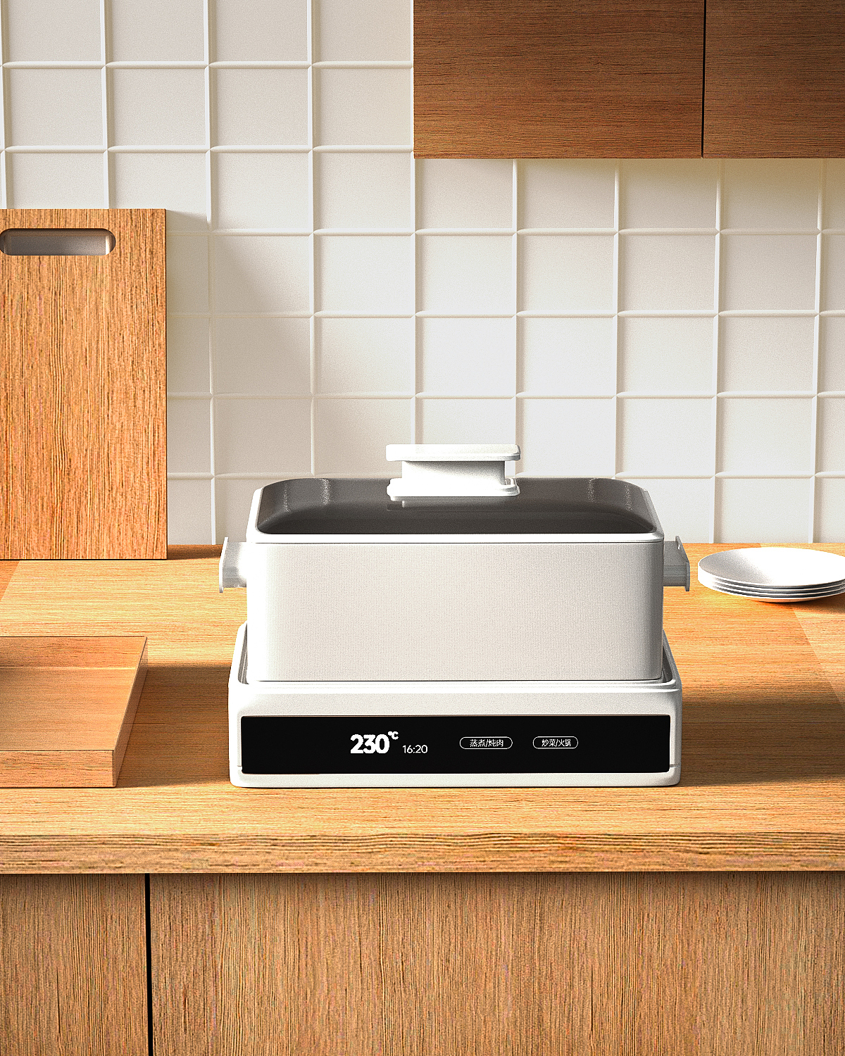 C4D产品建模oc场景渲染临摹练习