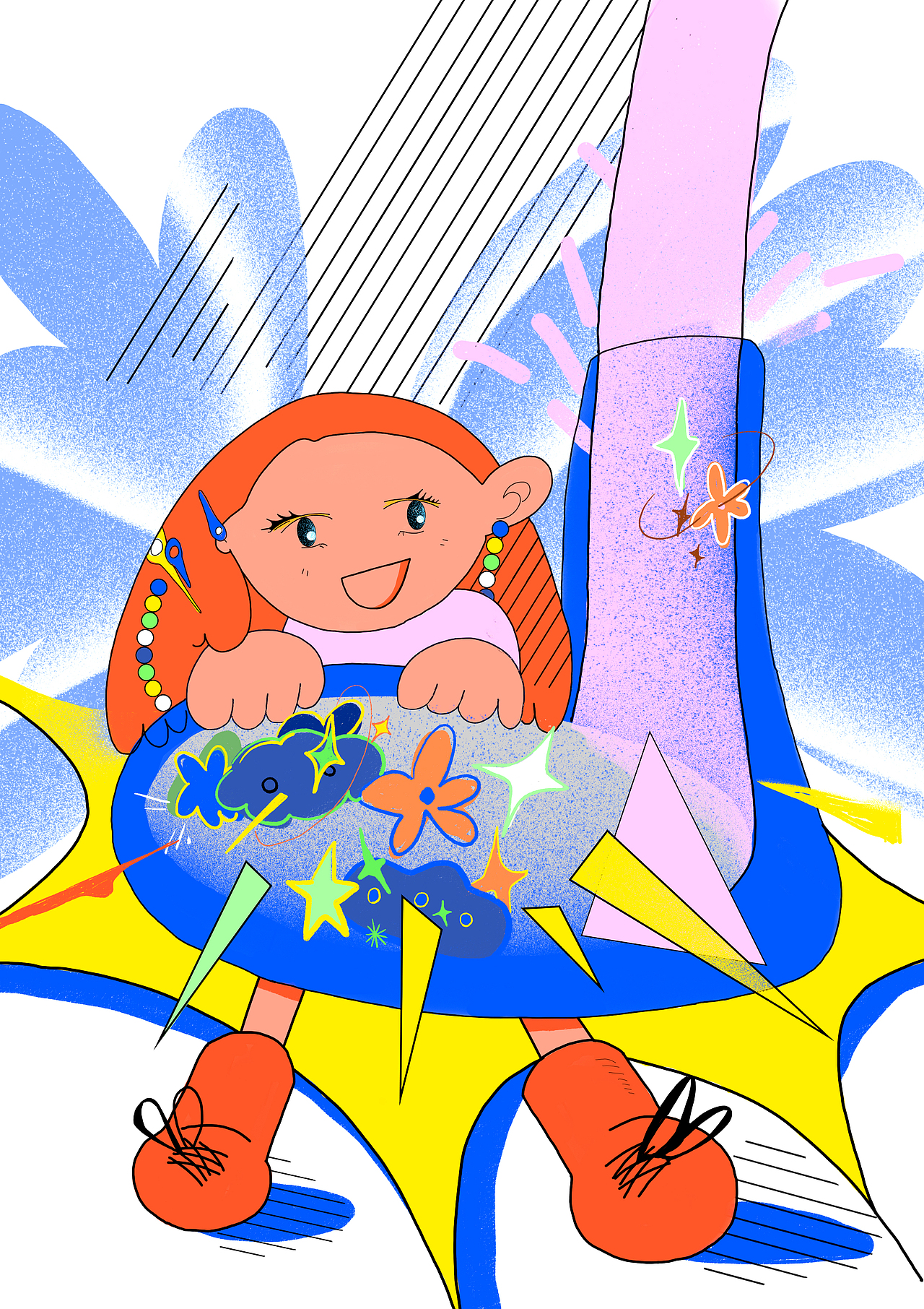 穿上我的大头皮鞋（图ZMjI5MDU0NjU2） - 创作习作 - 站酷设计师表情对策原创素材 - 站酷ZCOOL