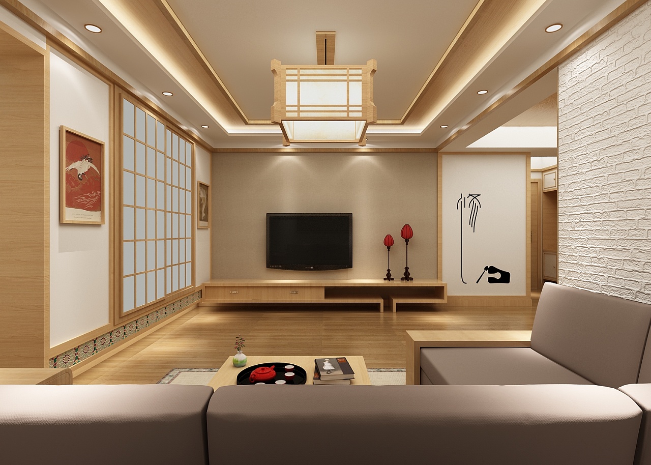 日式民宿效果图作品|空间|家装设计|研摹视觉 - 原创作品 - 站酷 (ZCOOL)